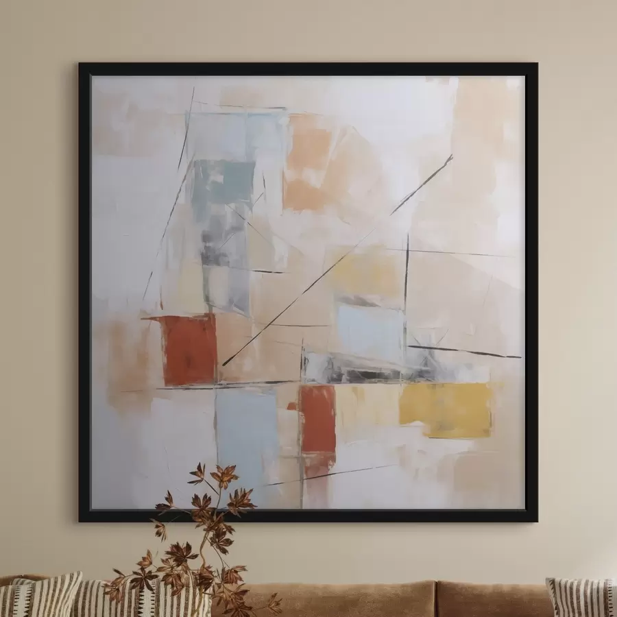 Fototapet Chaotická abstraktní imitace opotřebovaného obrazu f48418