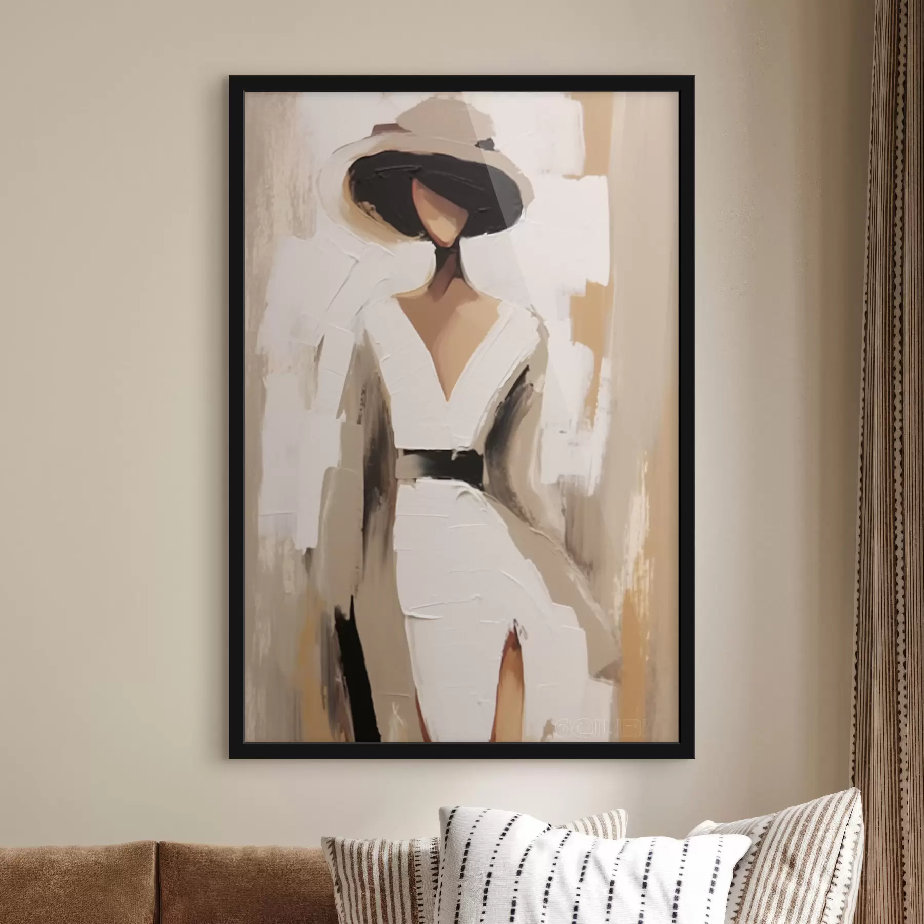 Fototapet Žena v klobouku f48426