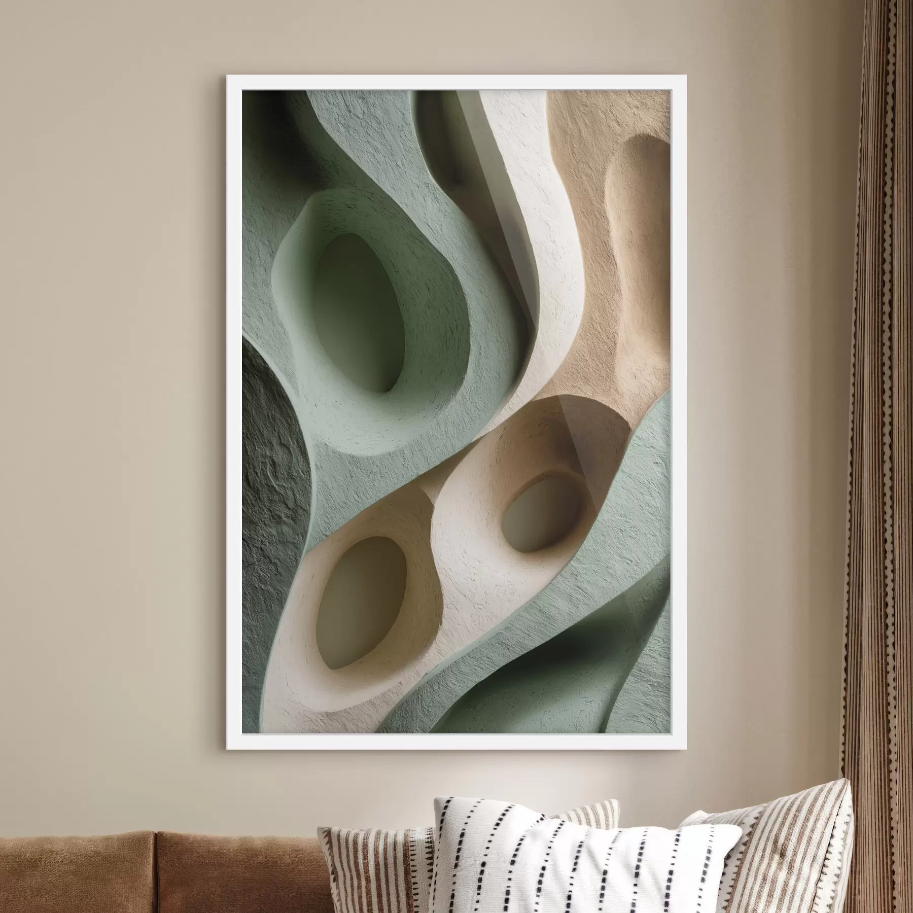 Fototapet Složení organických tvarů f48430