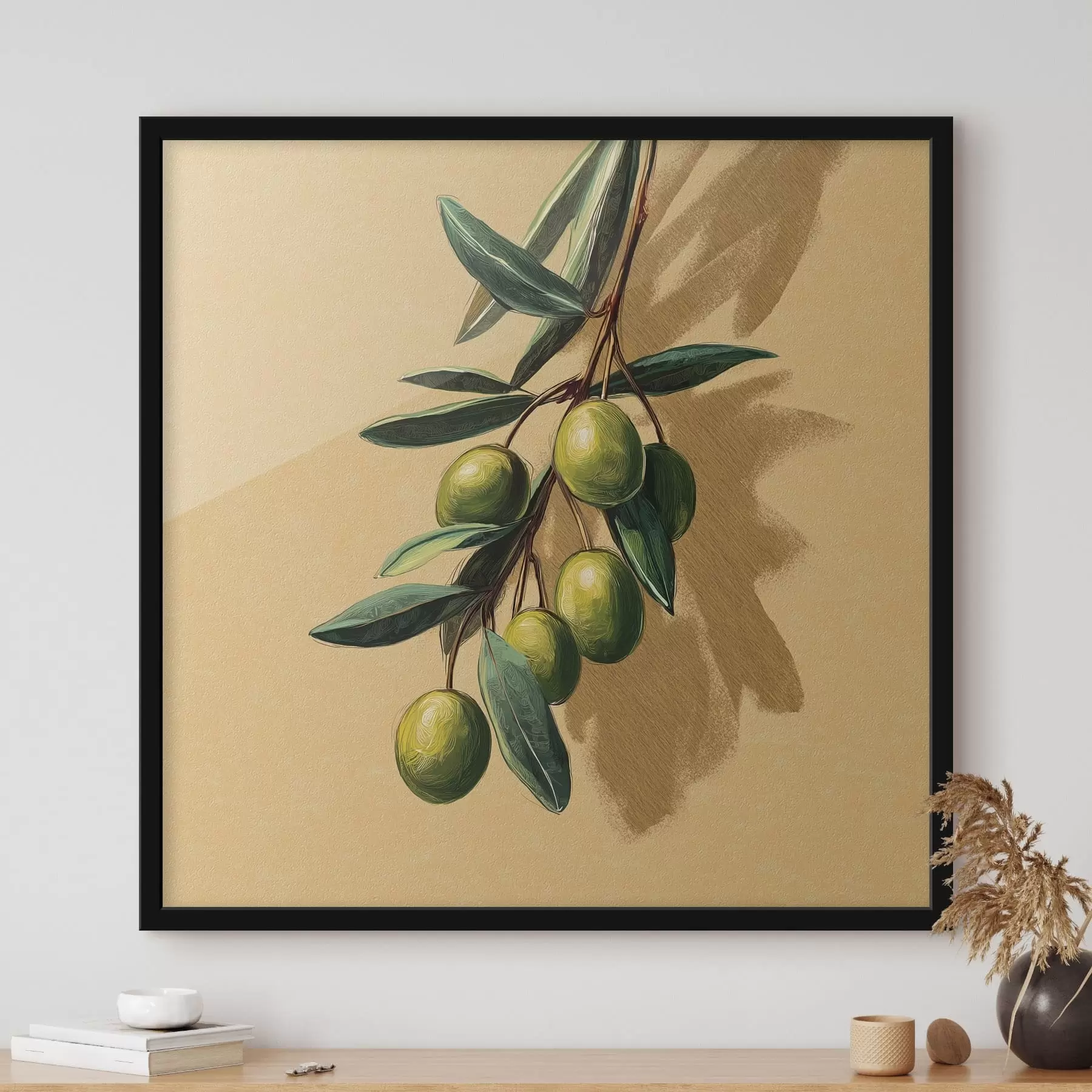 Fototapet Olive Branch – konec f48463