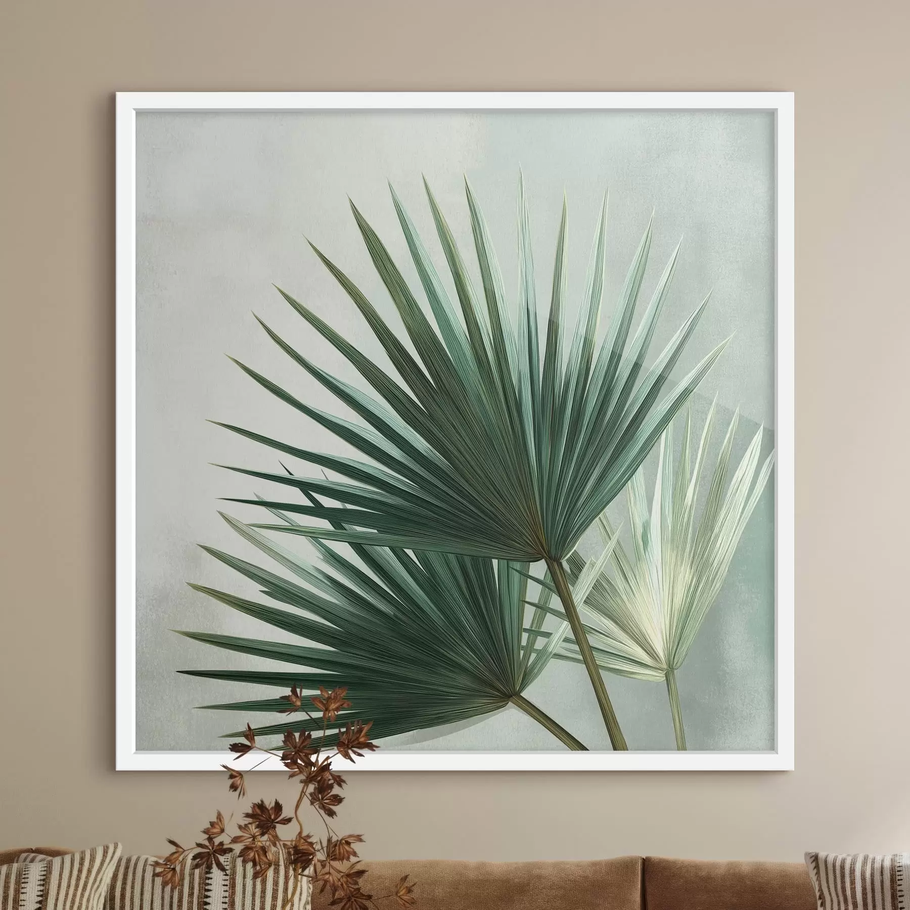 Fototapet Kompozice z palmových listů f48465