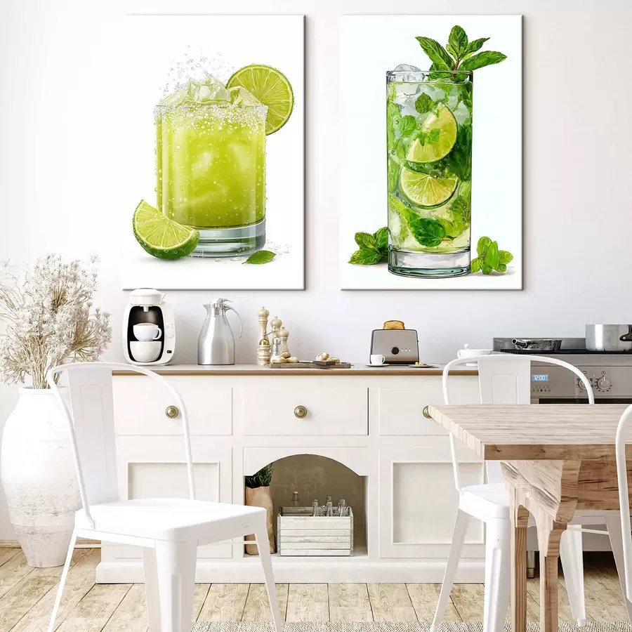 Obraz Sada sklenic na martini Č. m30220