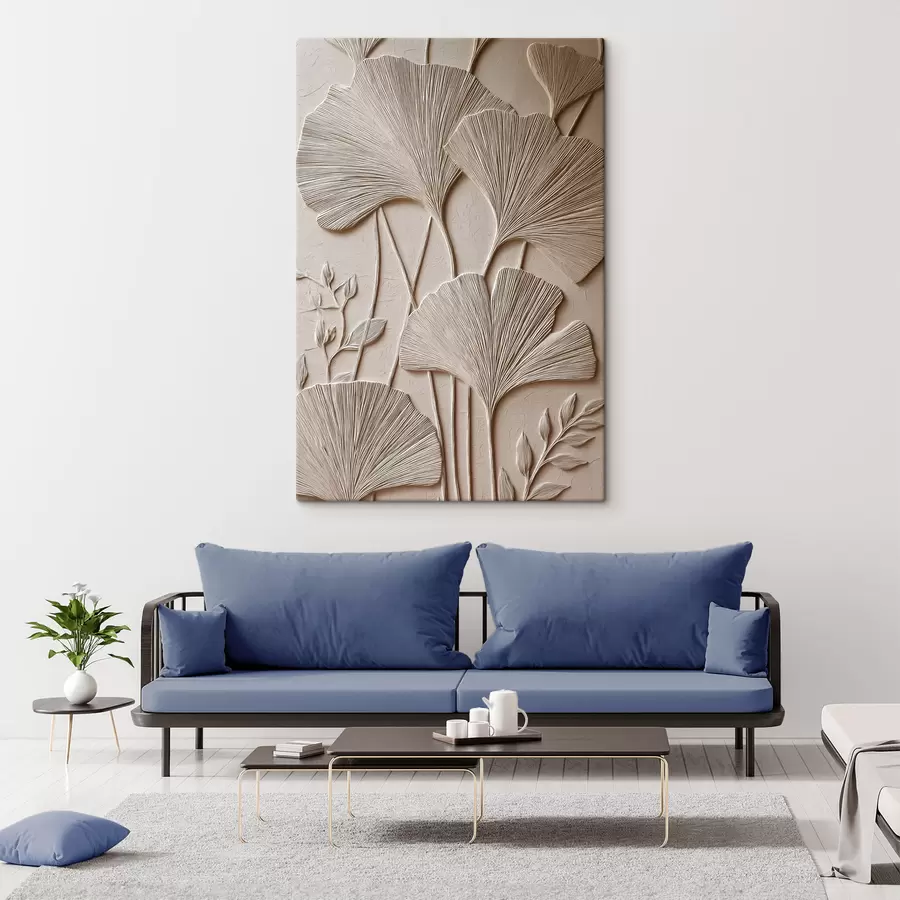 Obraz Květinový reliéfní panel Č. s48447