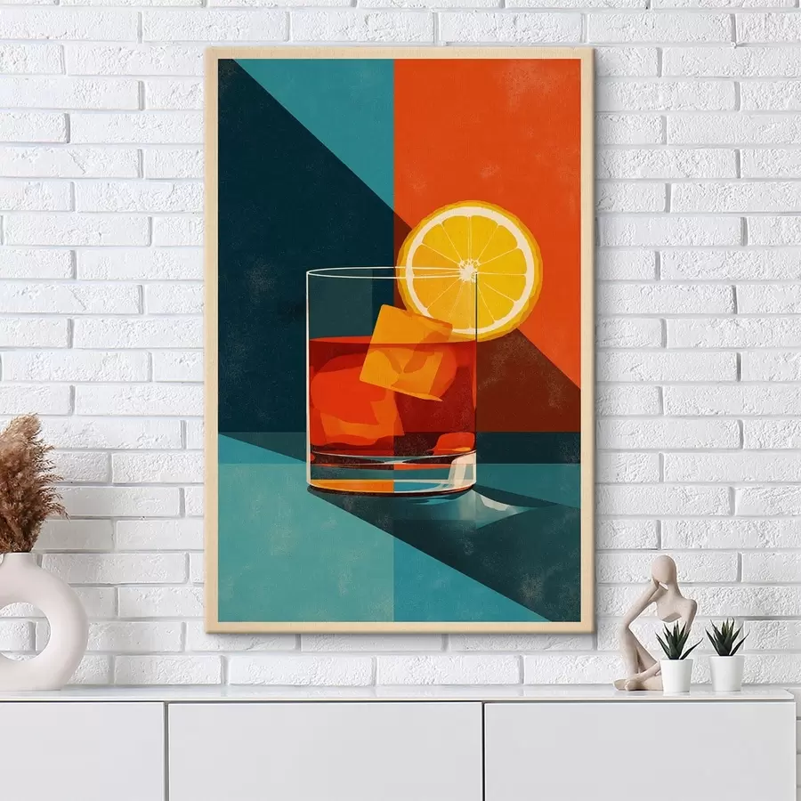 Obraz Sklenice na whisky s citrusy Č. s48468