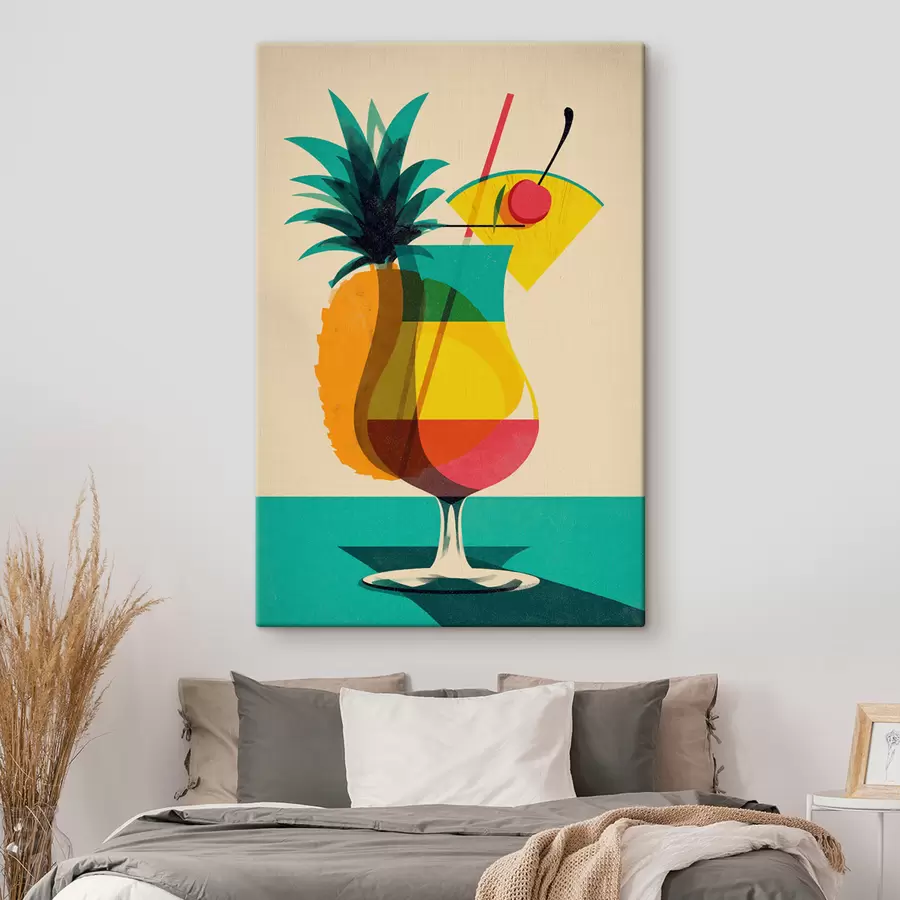 Obraz Sklenice na tropické koktejly Č. s48470