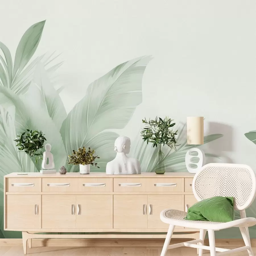 Fototapet Banánové listy, dlouhé listy w05377v3