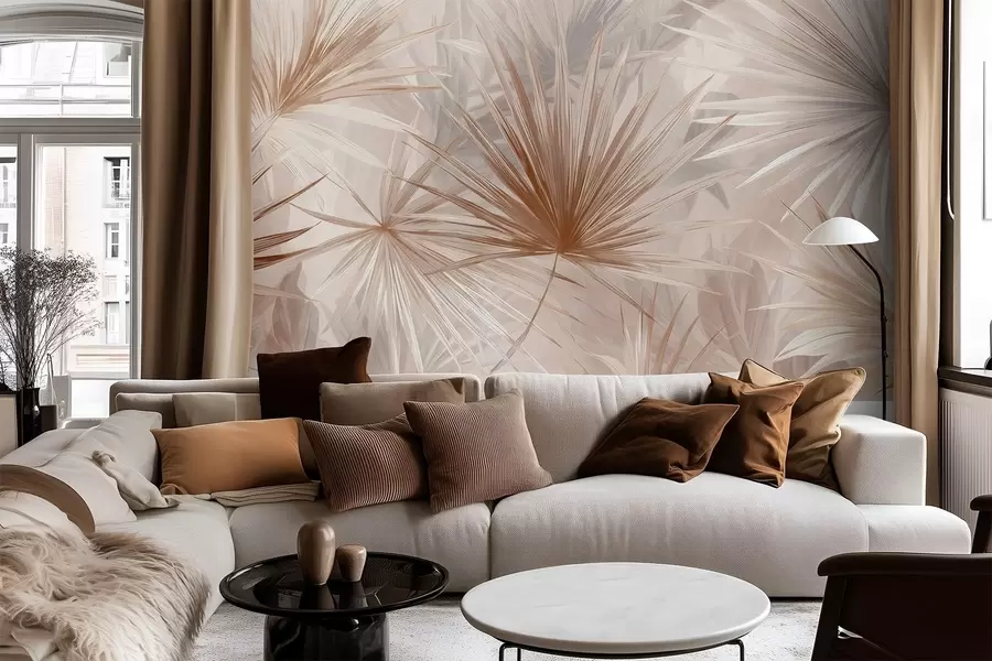 Fototapet Bragea, špičaté listy w05405