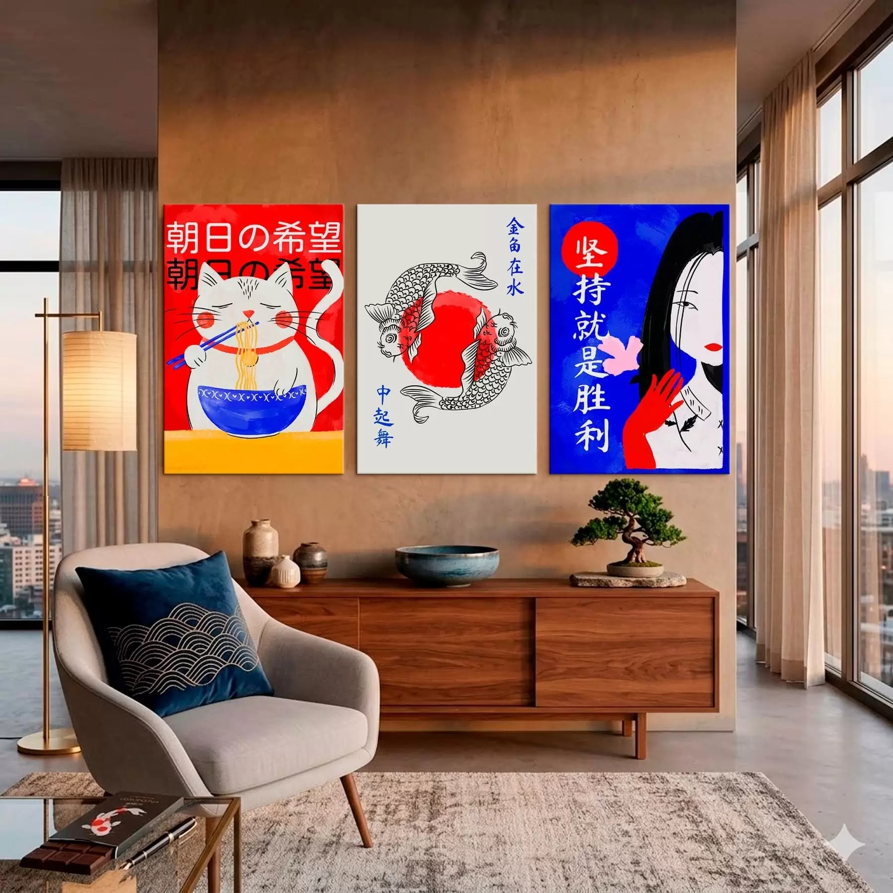 Obraz Text o životě s černobílou kresbou jídla Č. m30239