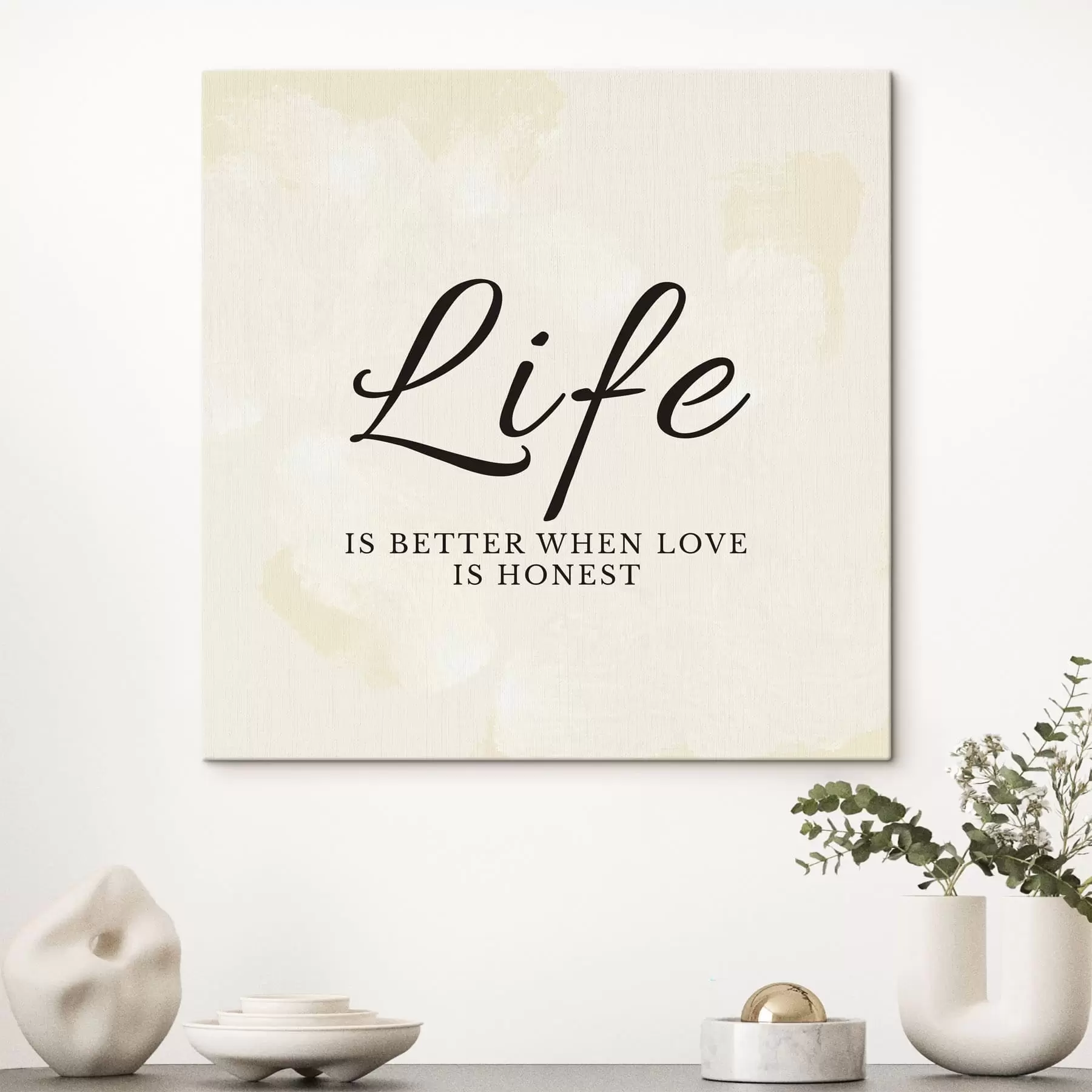 Obraz Text o životě na pozadí s jemnou strukturou Č. s48029