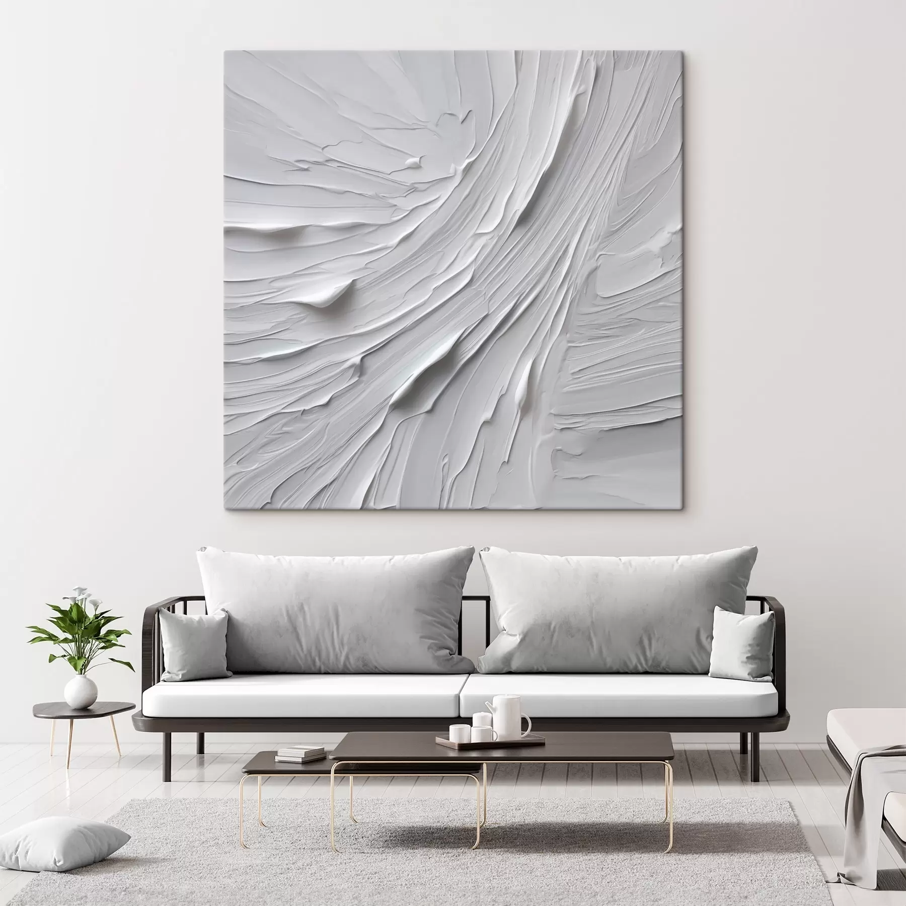 Obraz Abstrakce napodobující malbu Č. s48505