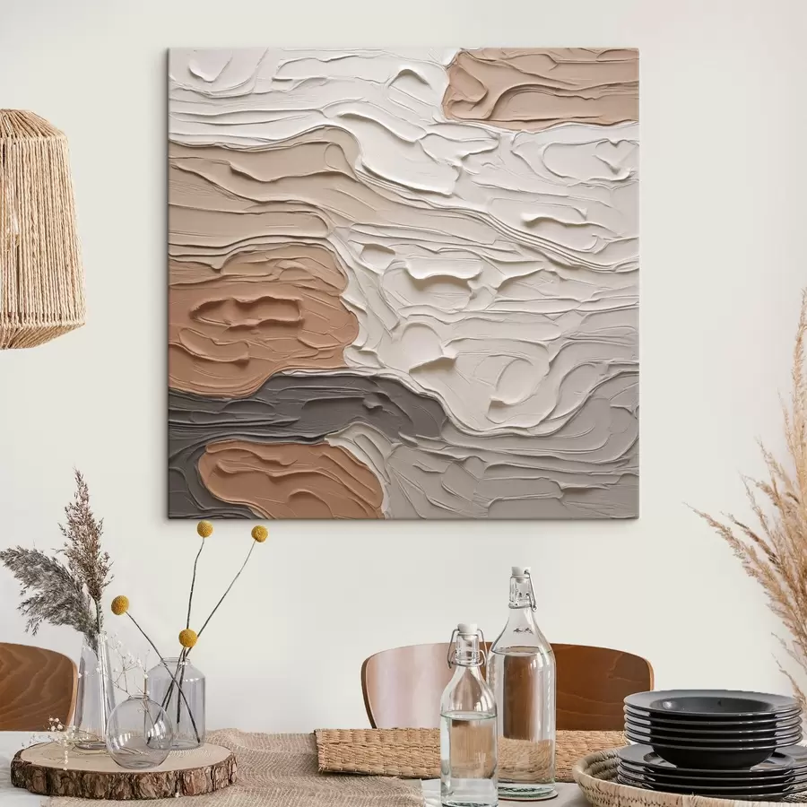 Obraz Abstraktní kompozice napodobující malbu Č. s48508