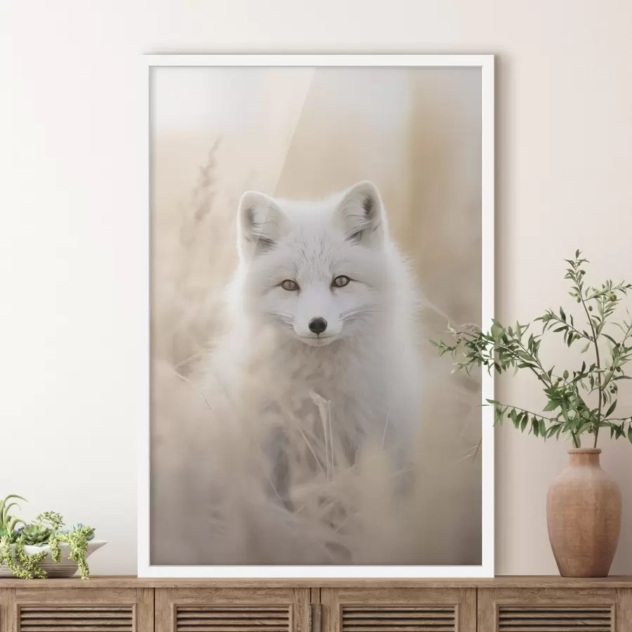 Fototapet polární liška f48498