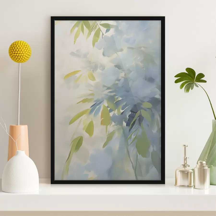 Fototapet Abstrakce rostlin jako napodobenina malby f48499