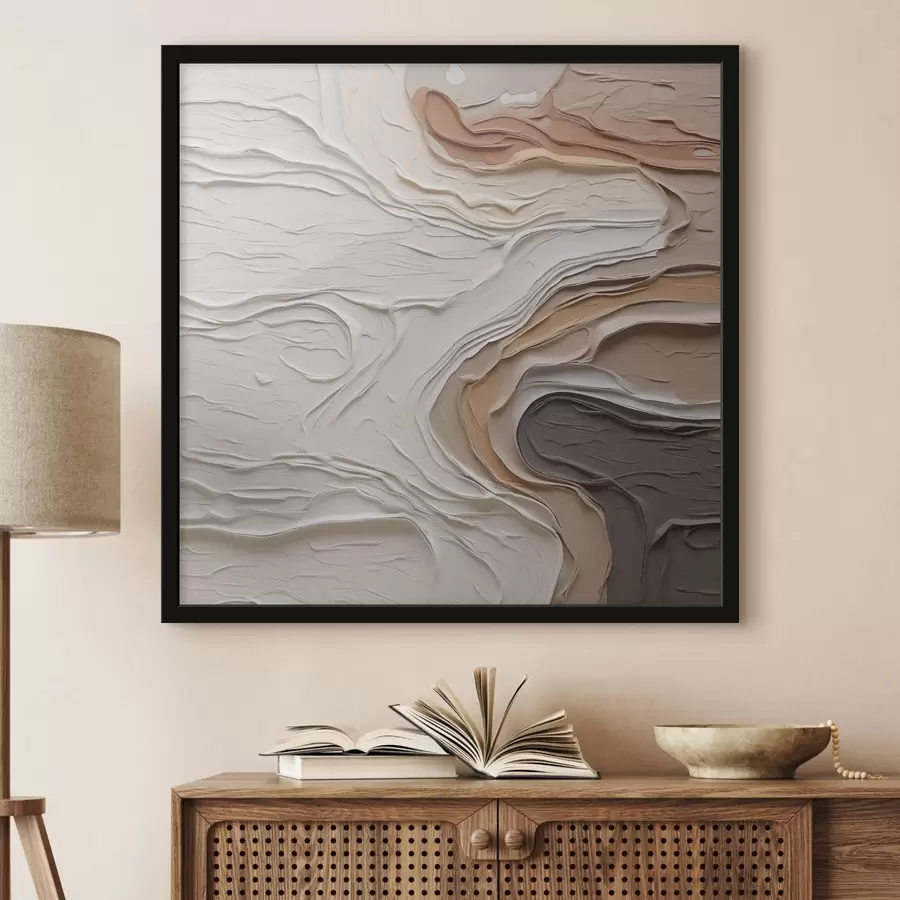 Fototapet Abstraktní kompozice napodobující malbu f48507