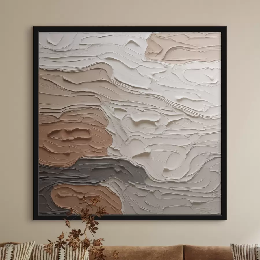 Fototapet Abstraktní kompozice napodobující malbu f48508