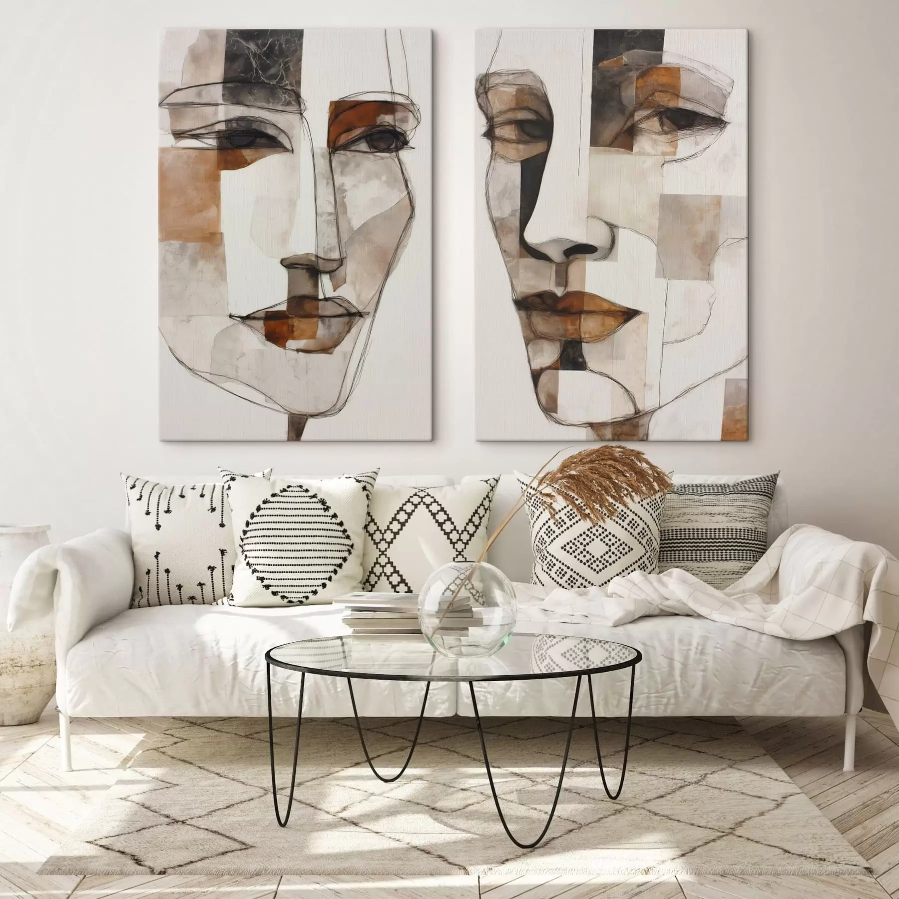 Obraz Abstraktní tváře Č. m30155