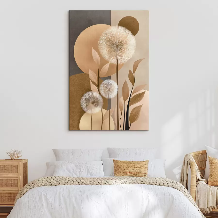 Obraz Abstrakce s pampeliškami Č. s48283