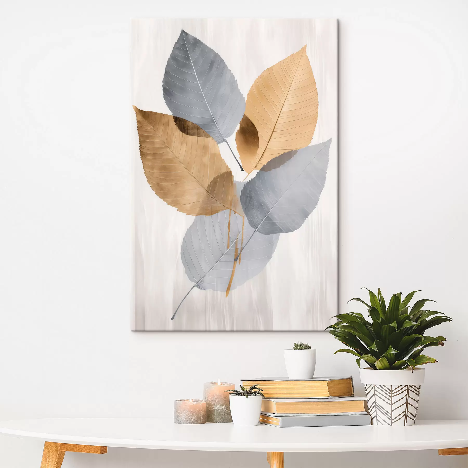 Obraz Abstraktní botanické listy Č. s48511