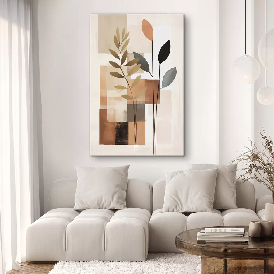 Obraz Abstraktní botanická kompozice Č. s48516