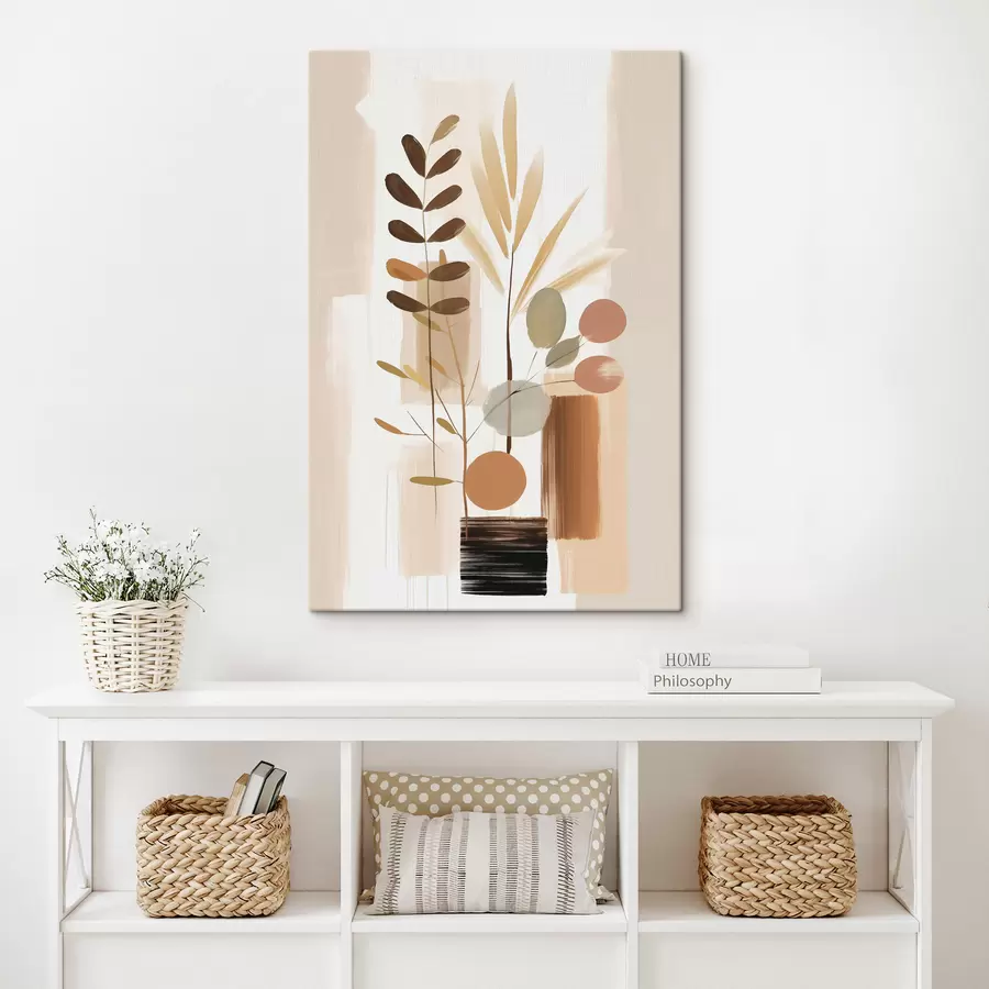 Obraz Abstraktní botanická kompozice Č. s48517