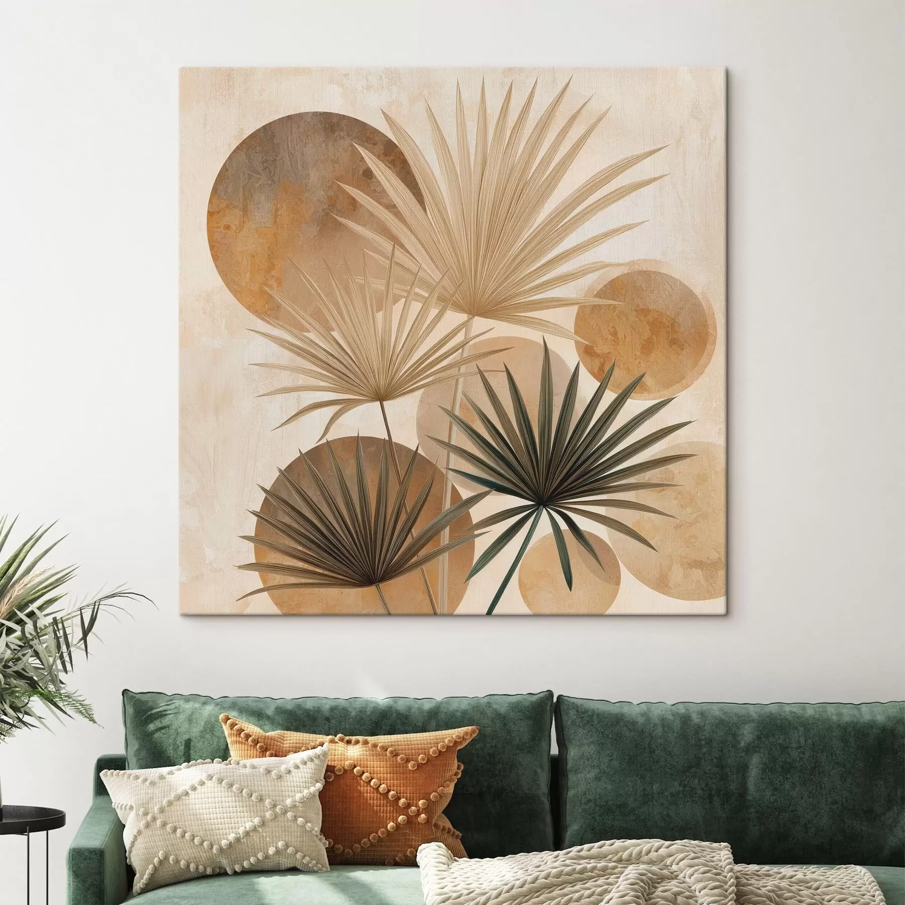 Fototapet Abstraktní palmové listy s48518