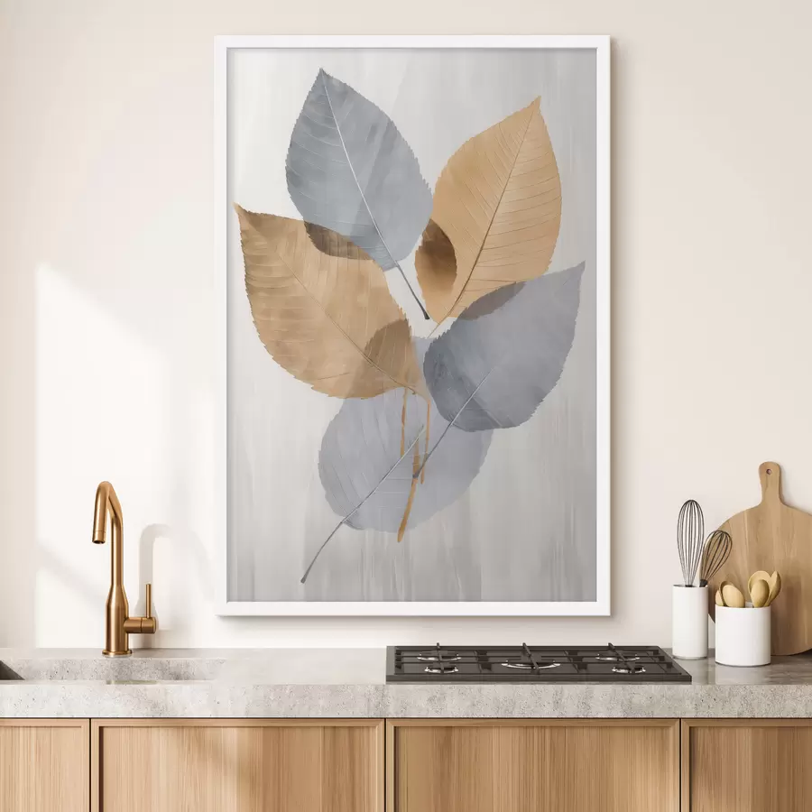 Fototapet Abstraktní botanické listy f48511