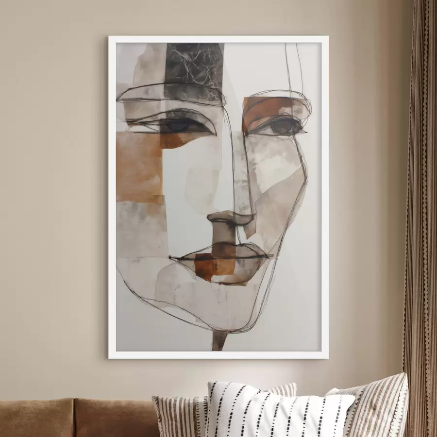 Fototapet Abstraktní tvář f48514