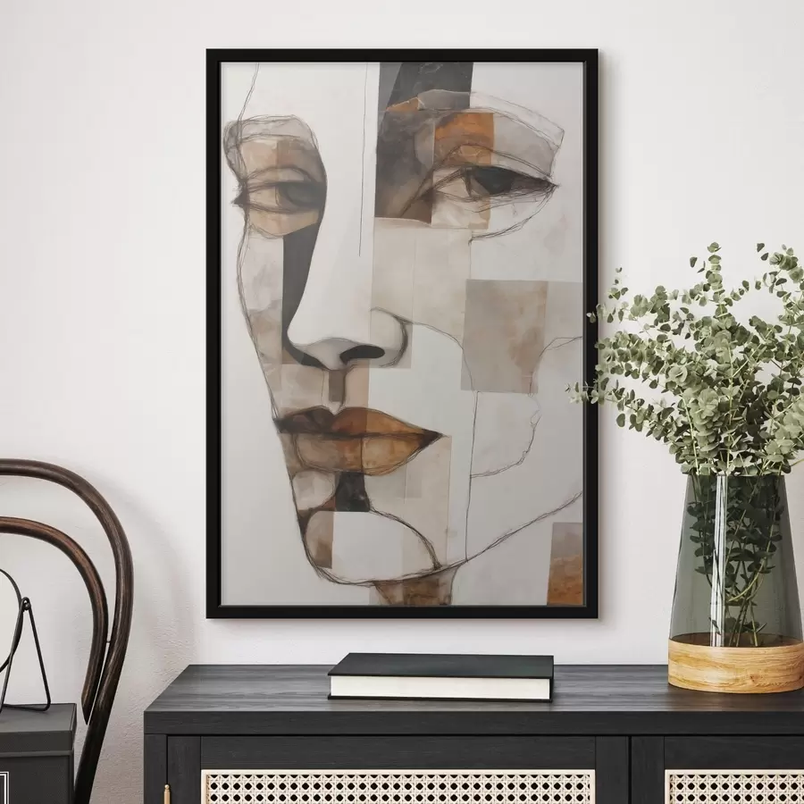 Fototapet Abstraktní tvář f48515