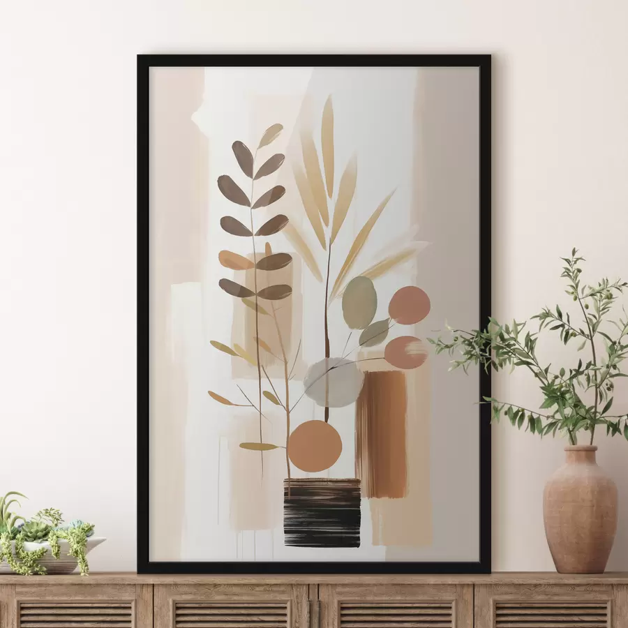 Fototapet Abstraktní botanická kompozice f48517