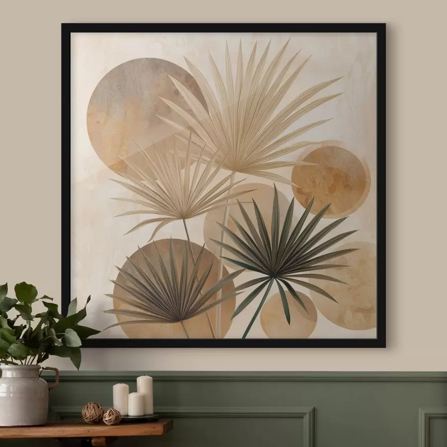 Fototapet Abstraktní palmové listy f48518