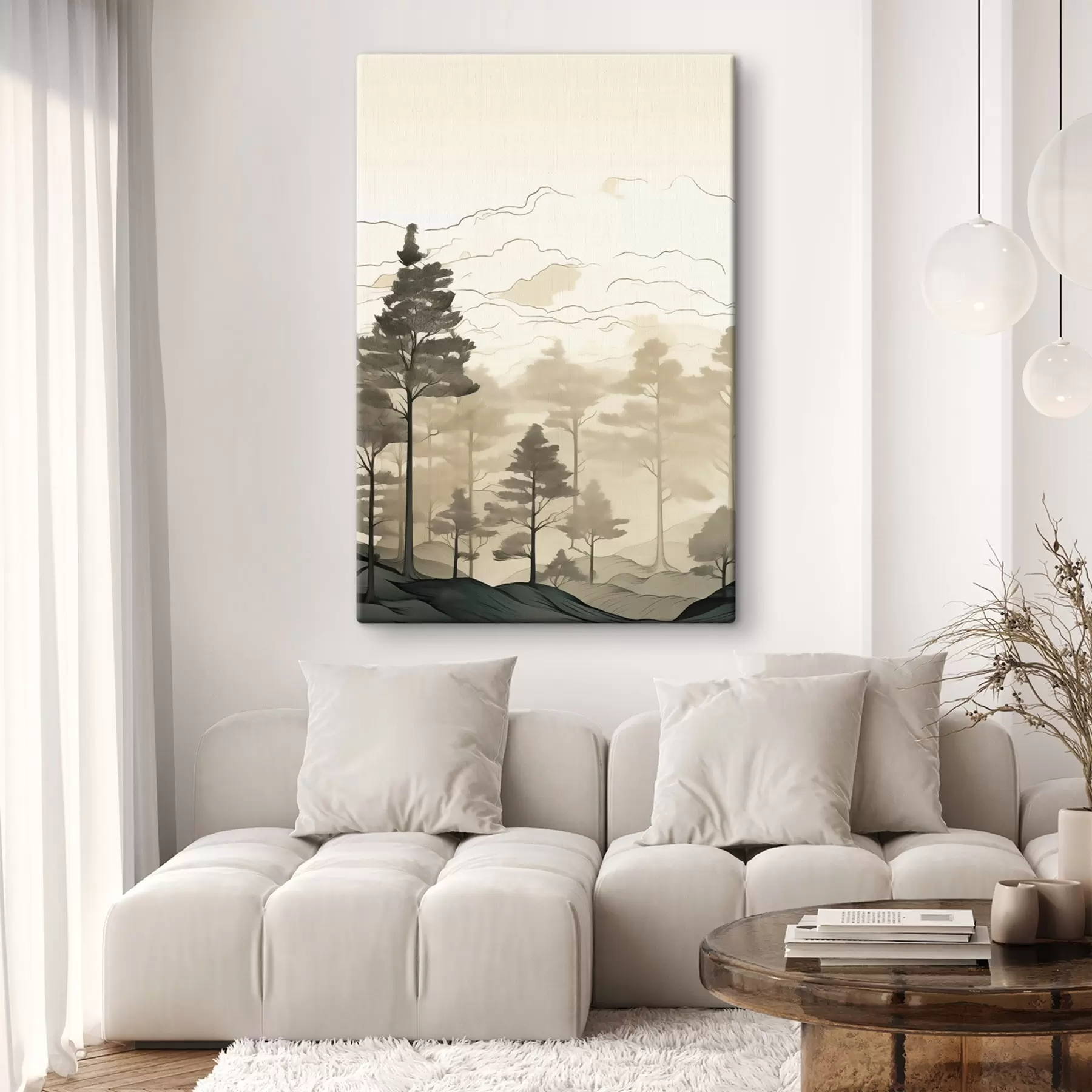 Obraz Vrstvy horské mlhy Č. s48540