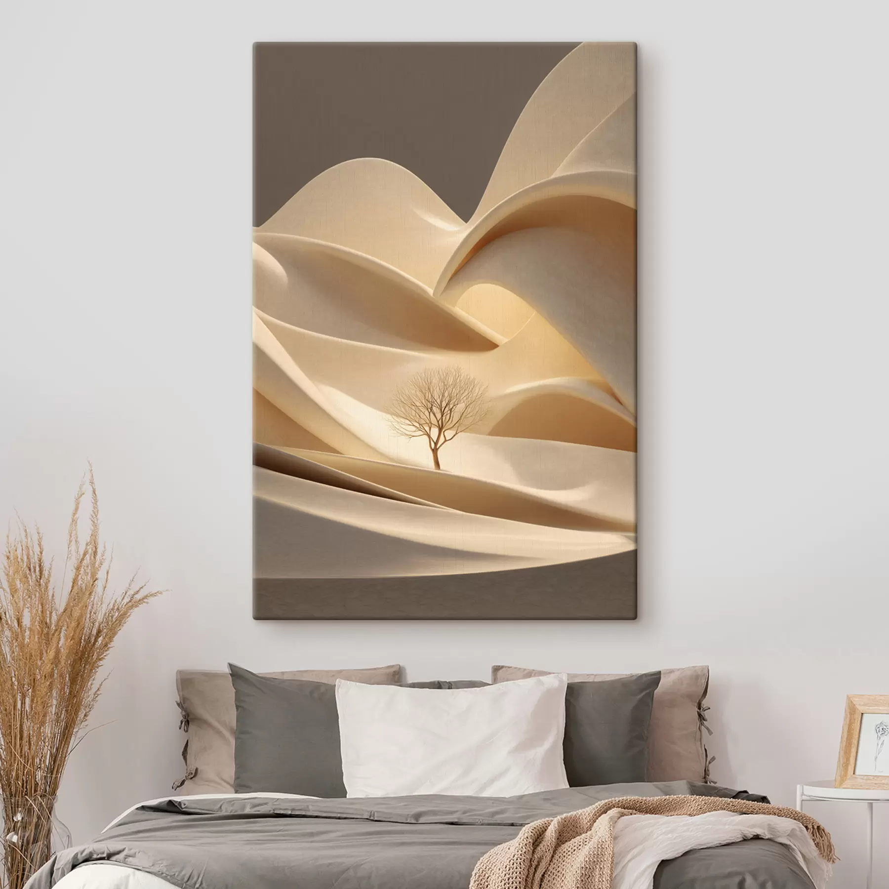 Obraz surrealistická krajina se stromem Č. s48530