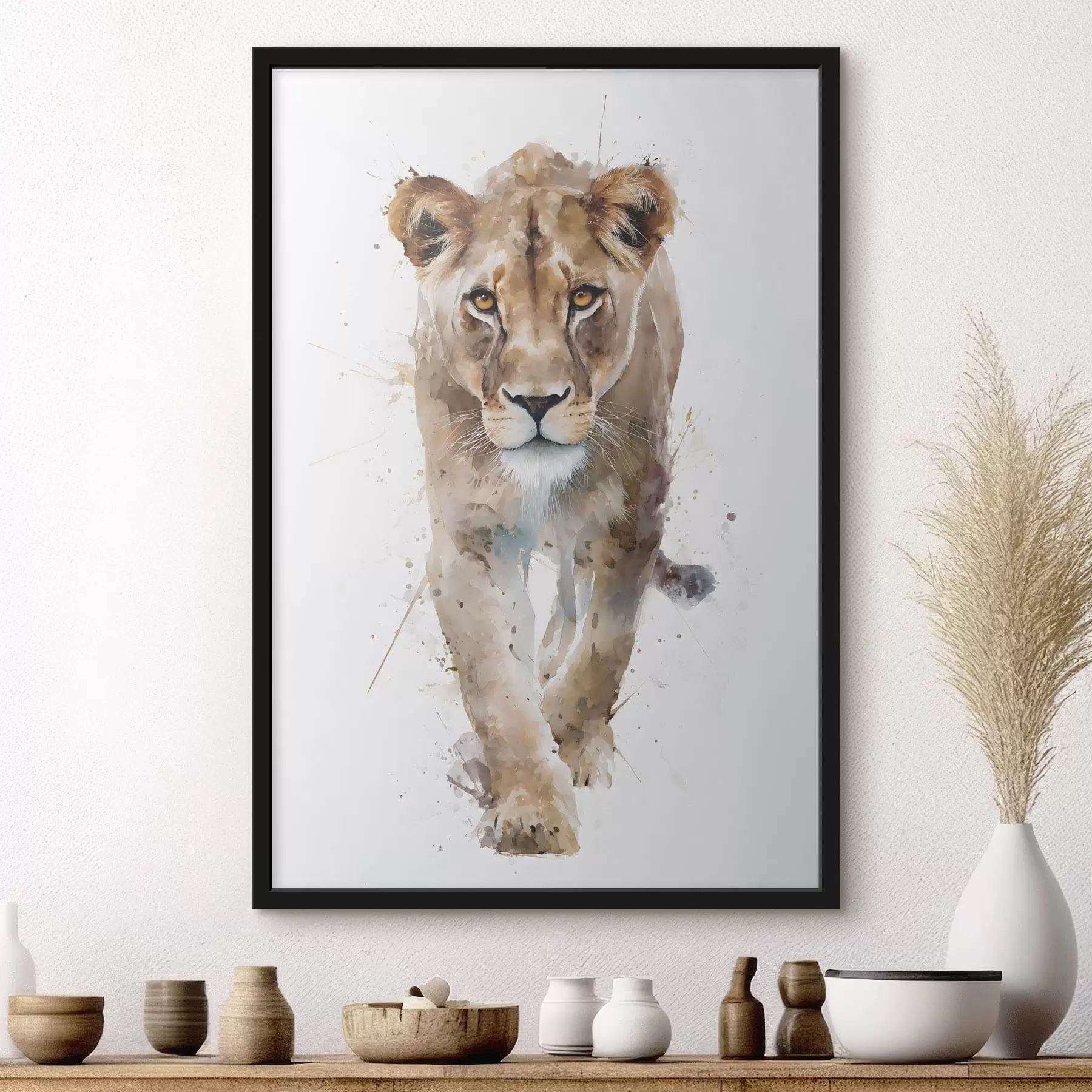 Fototapet kvetoucí meruňková větvička ve stylu akvarelu f48526