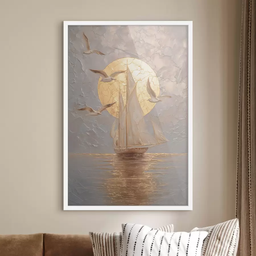 Fototapet profil ženy ve stylu vitráže f48556