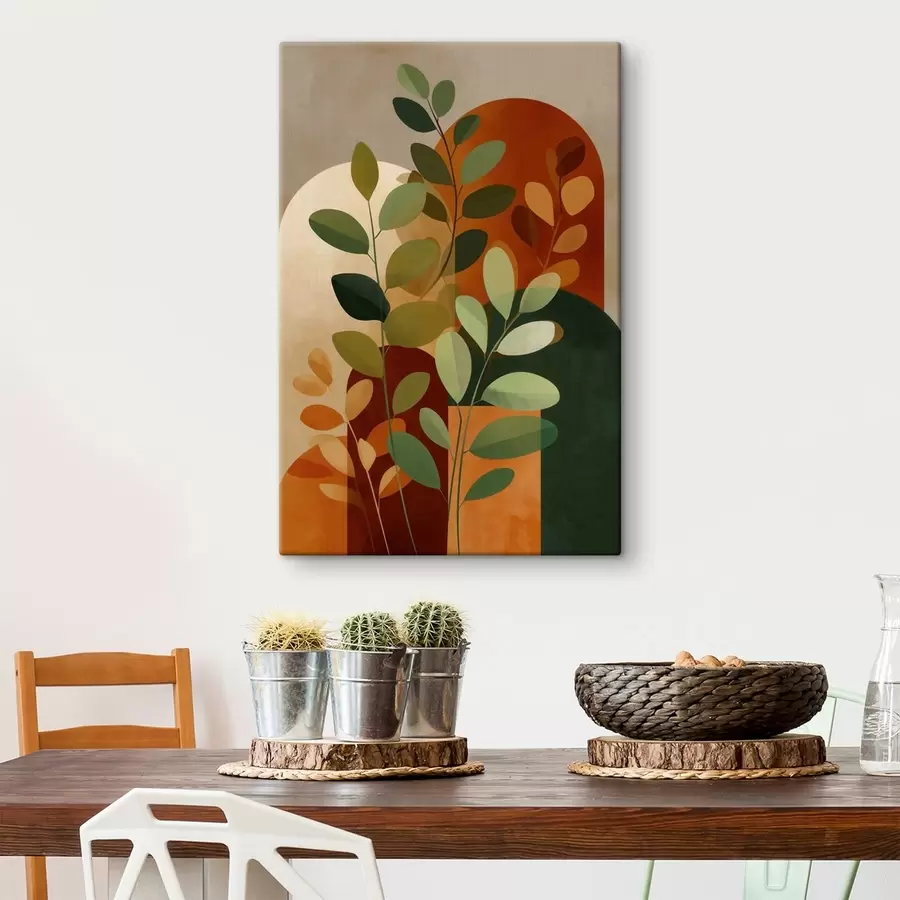 Obraz Abstraktní rostlinné listy Č. s48560