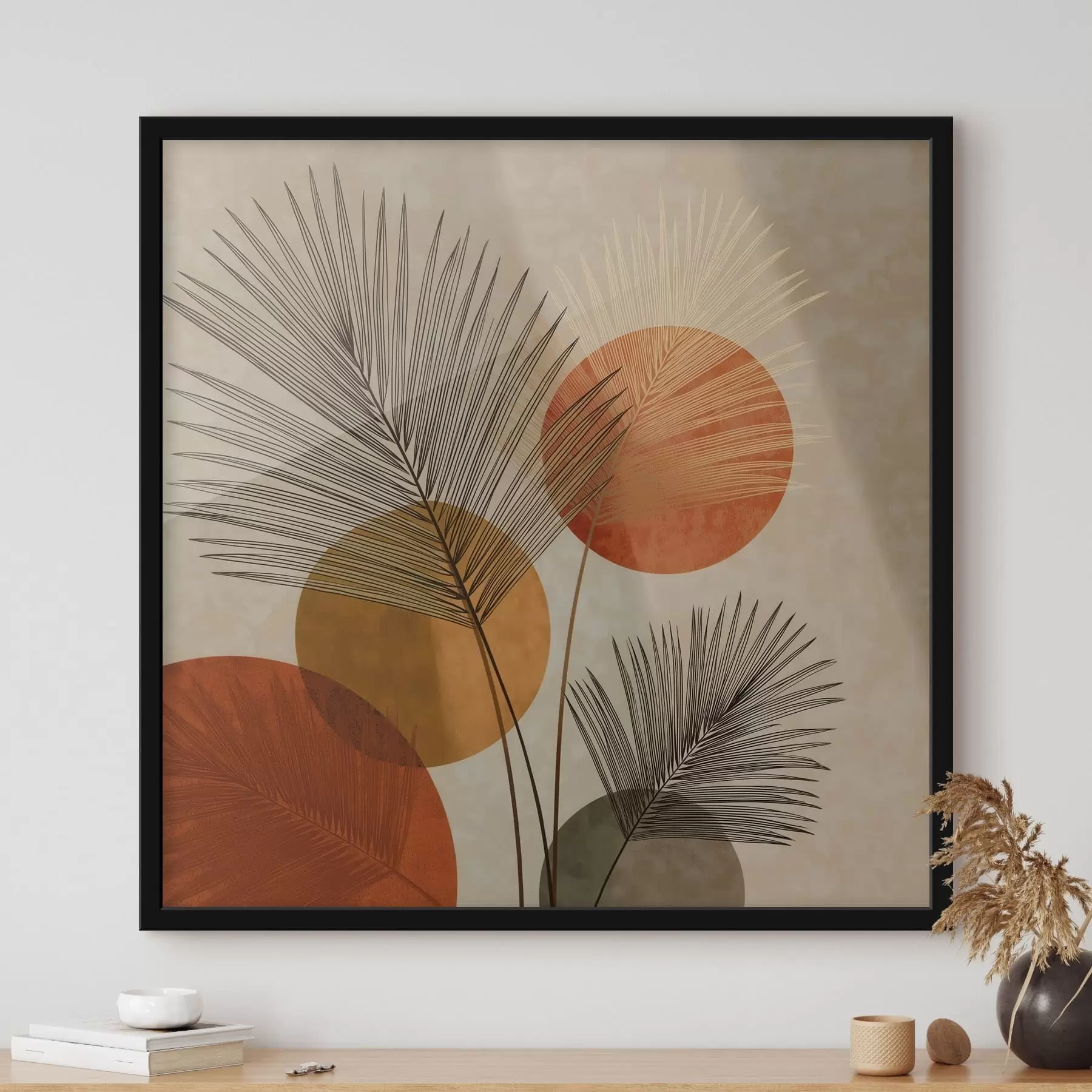 Fototapet Abstraktní palmové listy f48557