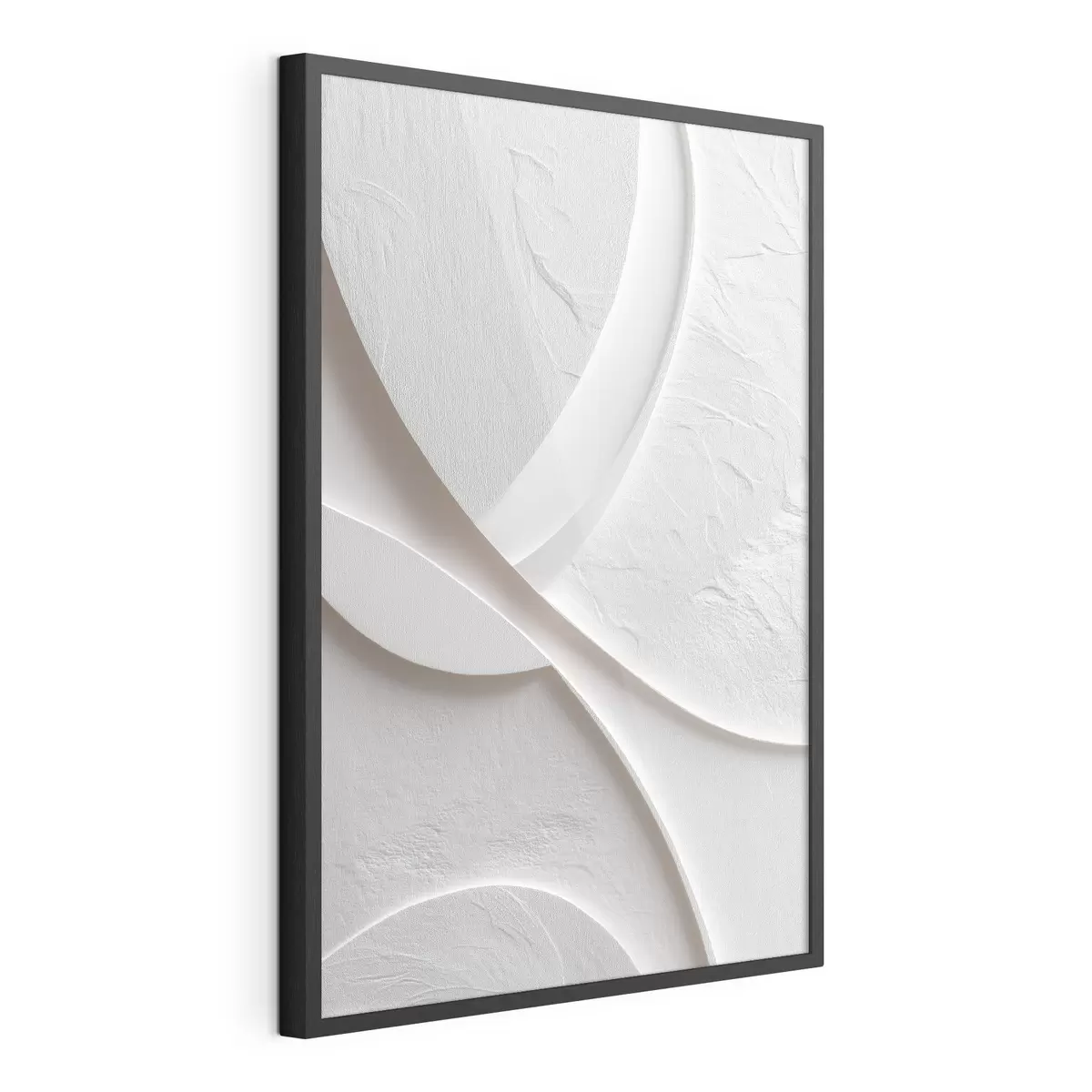 Poster Dekorativní panel s jemnými liniemi a kamennou texturou na světlém pozadí f48192