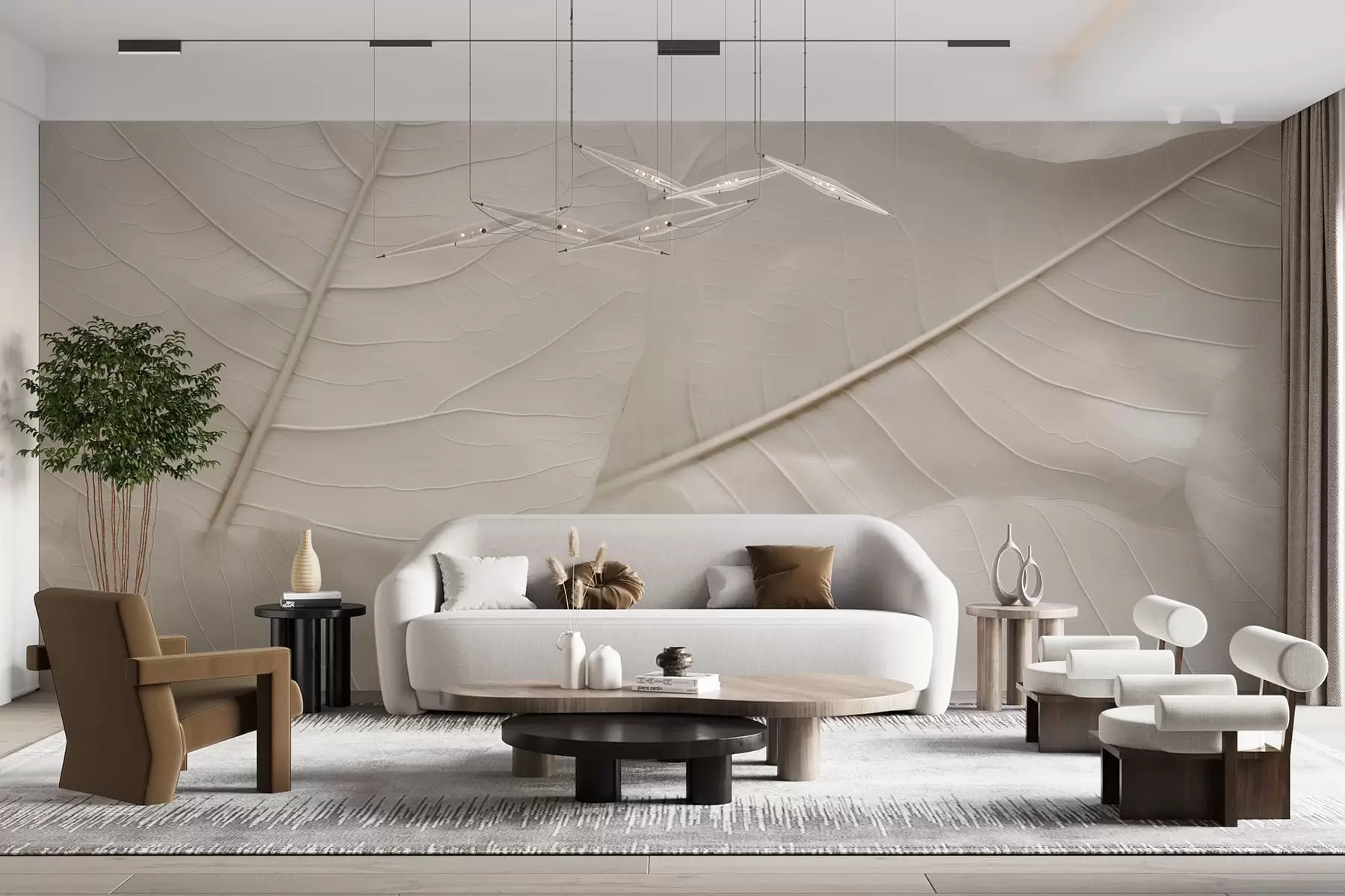 Fototapet Elegantní list w05328