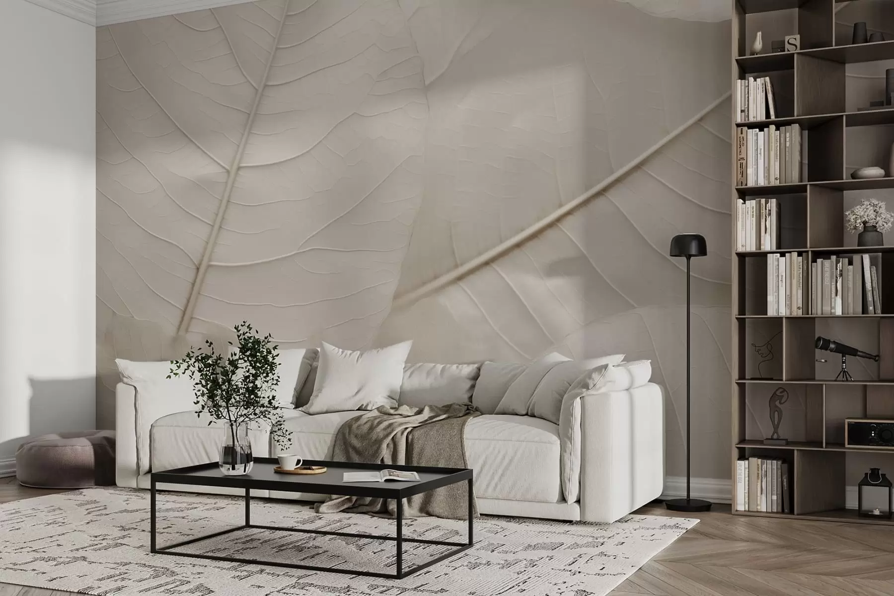 Fototapet Elegantní list w05328