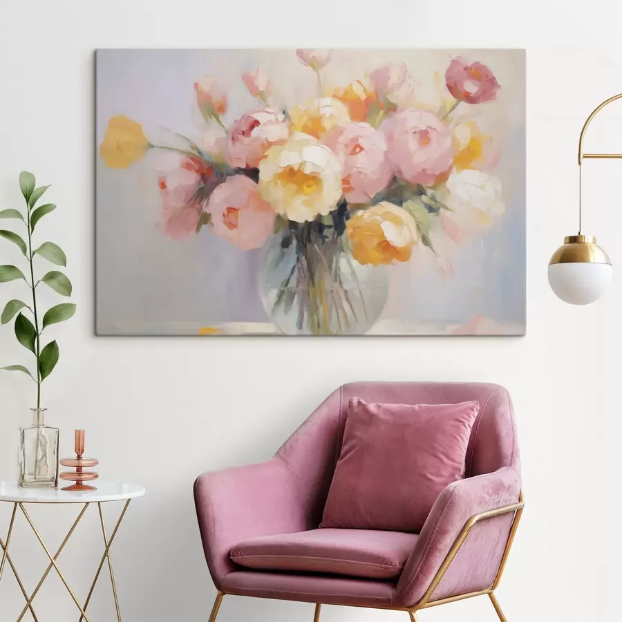 Fototapet Kytice ve váze s48592