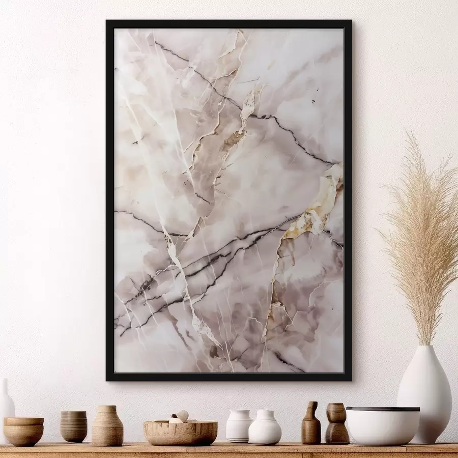 Fototapet Mramorový vzhled, béžová barva f48571