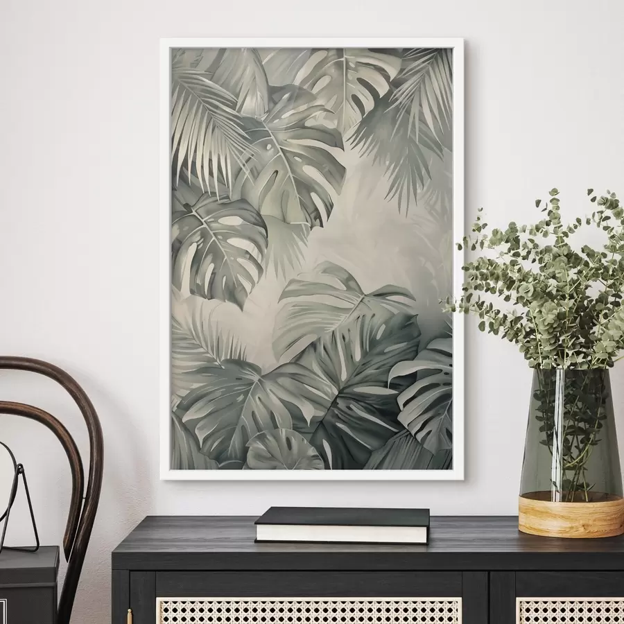 Fototapet Tropické listy, botanika f48575