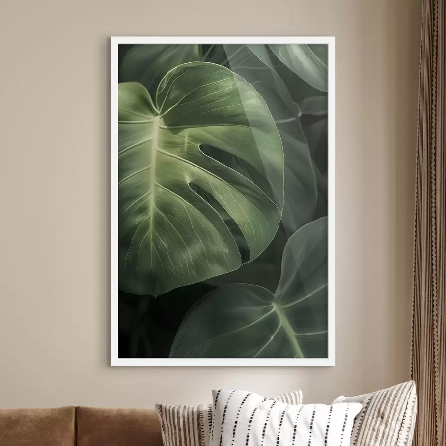 Fototapet Velké tropické listy f48578