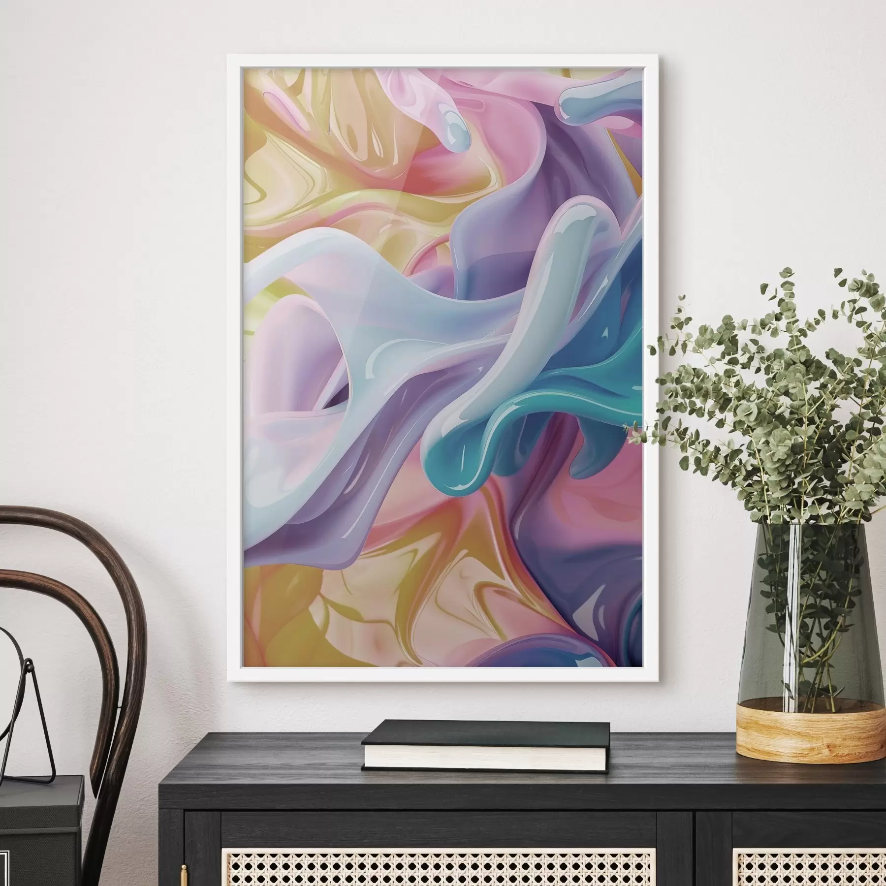 Fototapet Abstraktní umění, dynamické barvy f48582