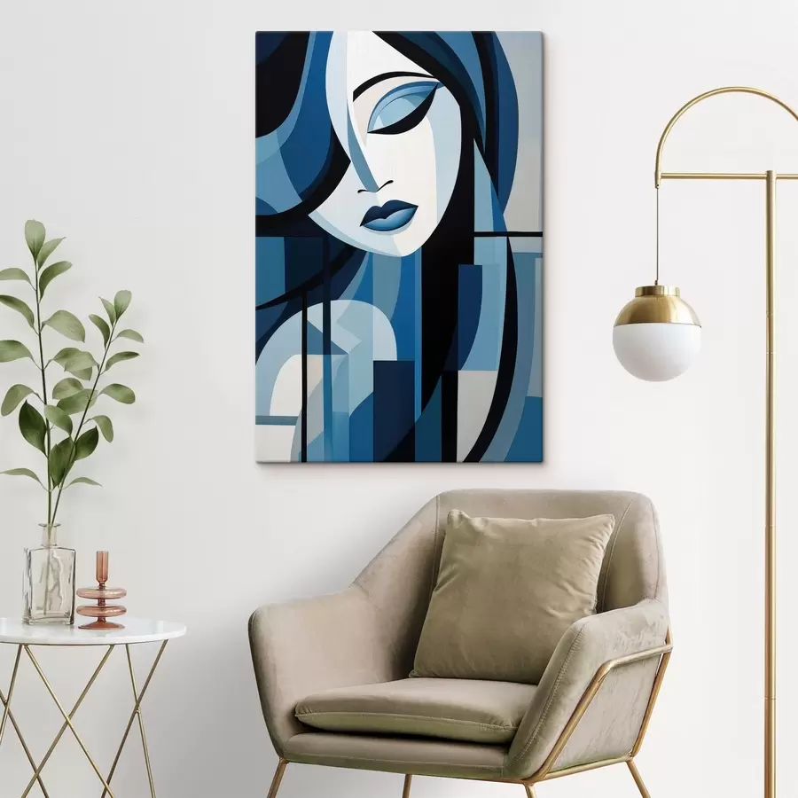 Obraz Abstraktní tvář Č. s48661