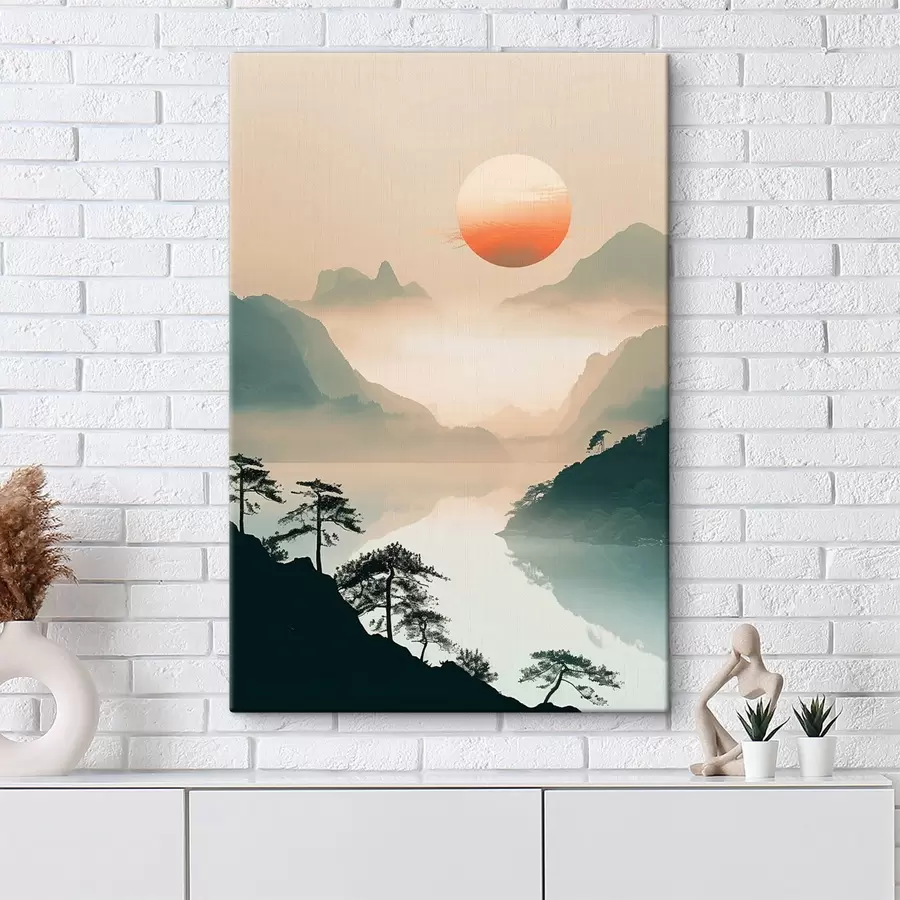 Obraz Bambusové větve, orientální styl Č. s48632