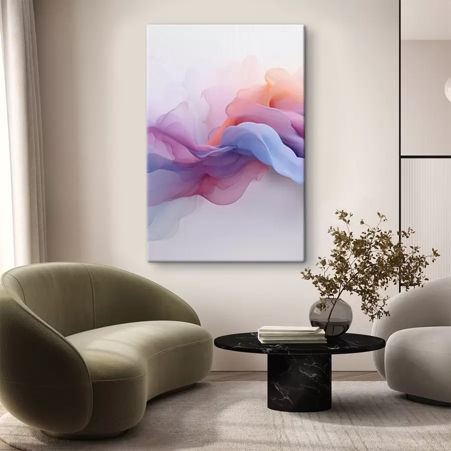 Obraz Abstraktní růžová a fialová Č. s48637