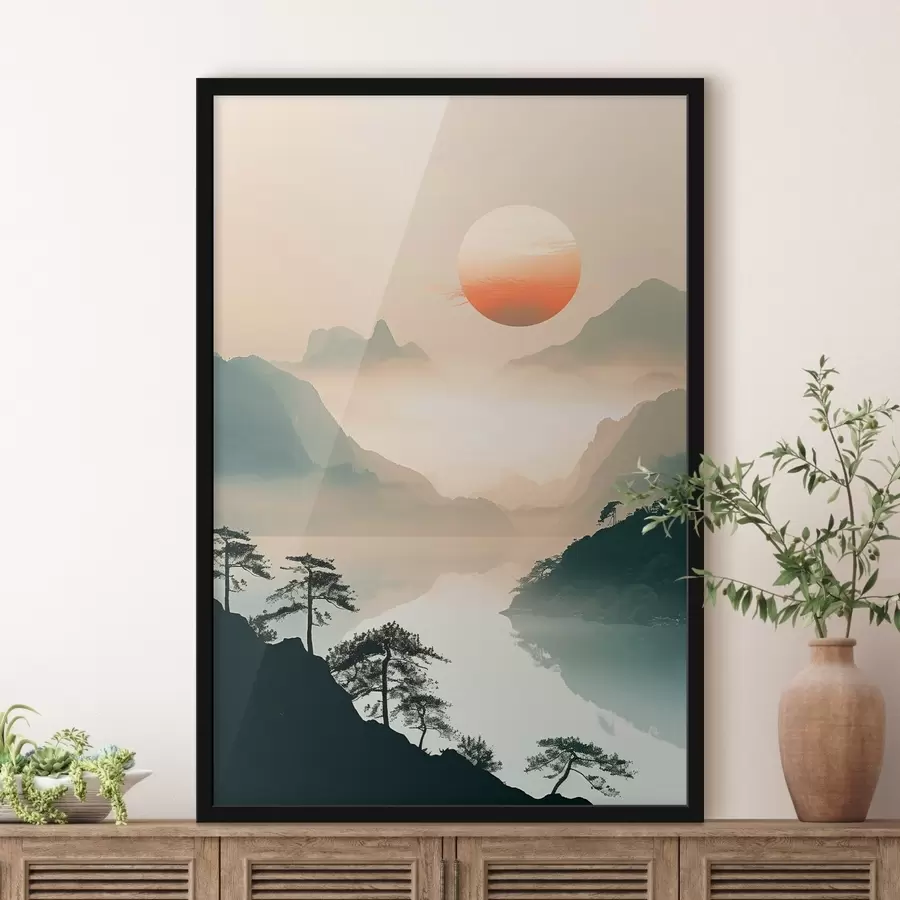 Fototapet Bambusové větve, orientální styl f48632