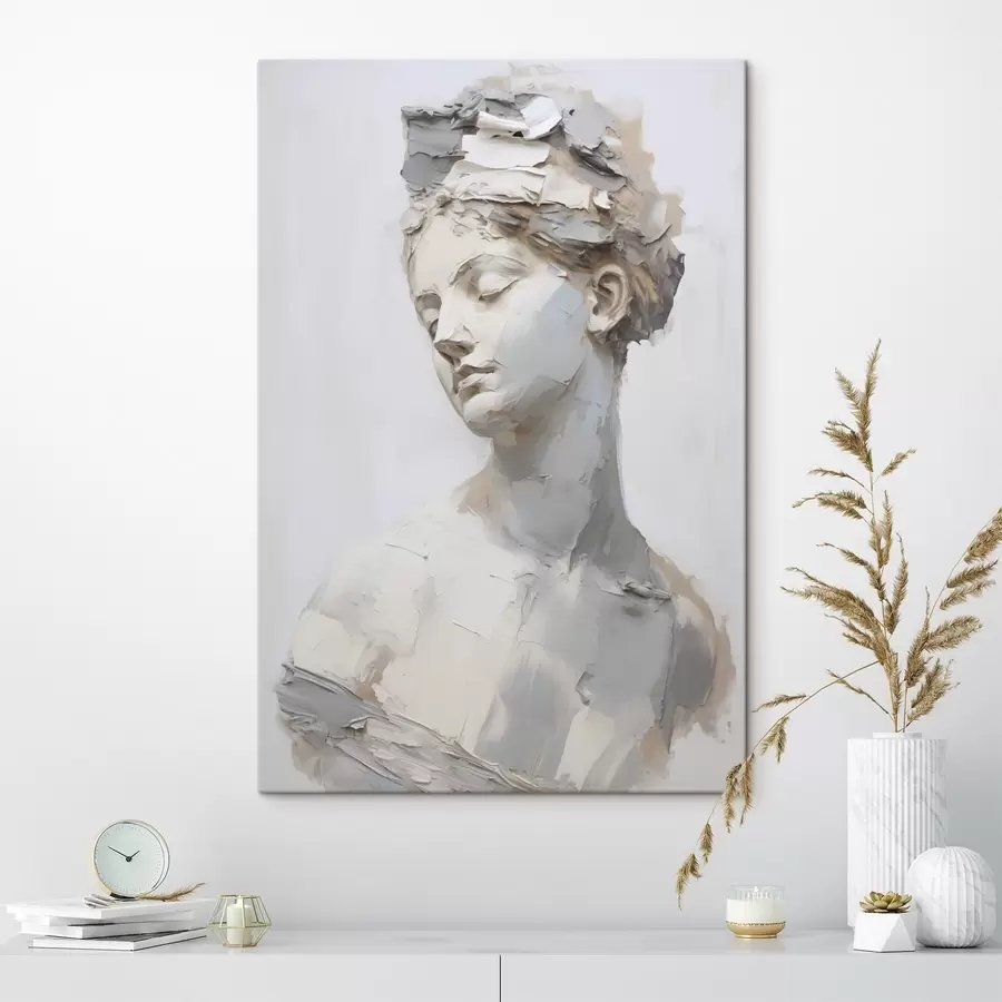 Obraz Stará ženská busta, napodobenina malby Č. s48670