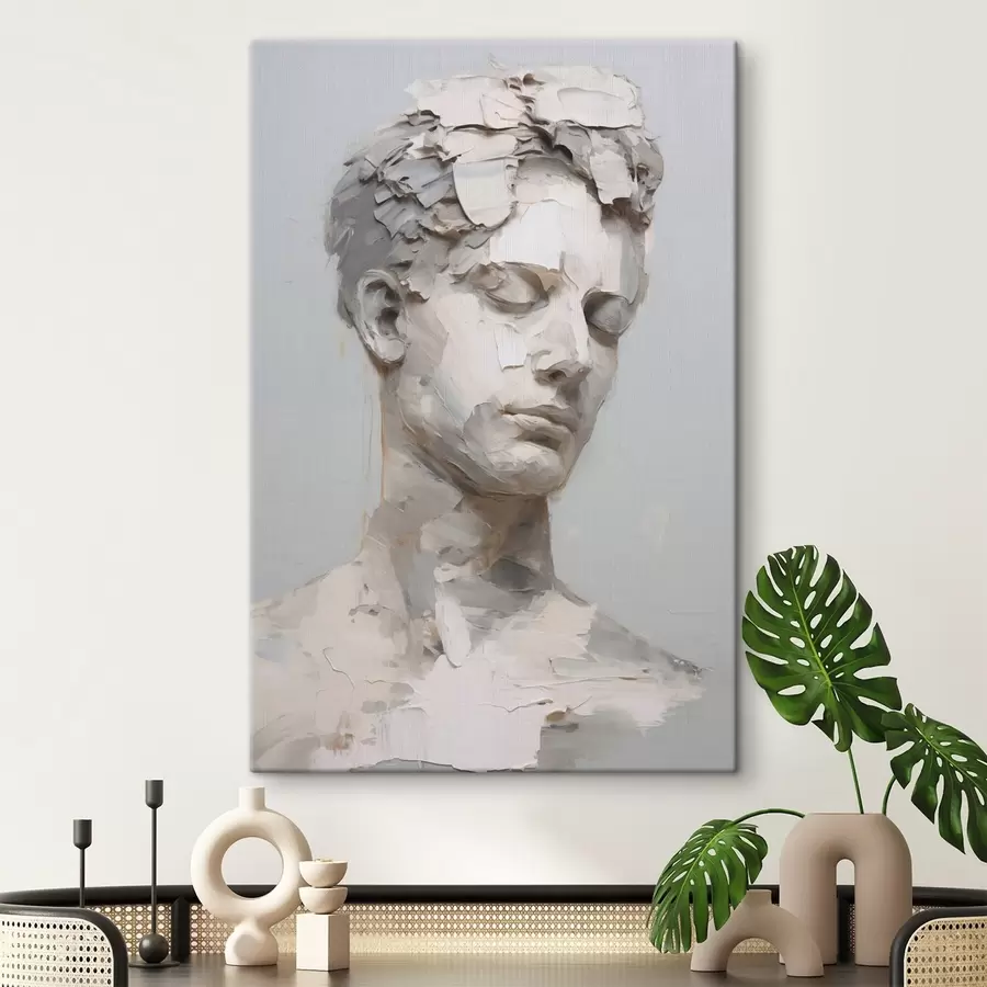 Obraz Stará mužská busta, napodobenina malby Č. s48671